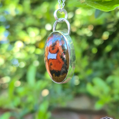 PENDANT ONLY - Seam Agate Sterling Silver Pendant 7 PENDANT ONLY - Seam Agate Sterling Silver Pendant 7
