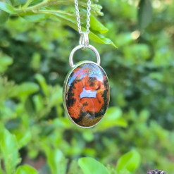 PENDANT ONLY - Seam Agate Sterling Silver Pendant 4 PENDANT ONLY - Seam Agate Sterling Silver Pendant 4