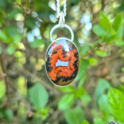 PENDANT ONLY - Seam Agate Sterling Silver Pendant