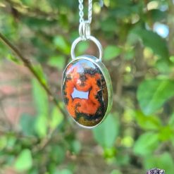 PENDANT ONLY - Seam Agate Sterling Silver Pendant 1 PENDANT ONLY - Seam Agate Sterling Silver Pendant 1