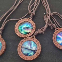 Northern lights style necklaces