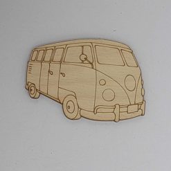 Split Screen Camper Handmade Wooden Magnet