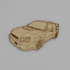 Subaru Impreza Handmade Wooden Magnet