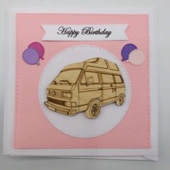 Handmade T25 Westfalia Joker Birthday Card
