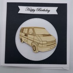 Handmade T4 Camper Birthday Card 13 Handmade T4 Camper Birthday Card 13