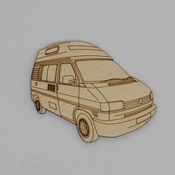 T4 High Top Camper Handmade Wooden Magnet