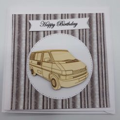 Handmade T4 Camper Birthday Card 14 Handmade T4 Camper Birthday Card 14