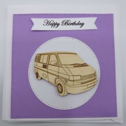 Handmade T4 Camper Birthday Card 25 Handmade T4 Camper Birthday Card 25