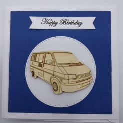Handmade T4 Camper Birthday Card 24 Handmade T4 Camper Birthday Card 24