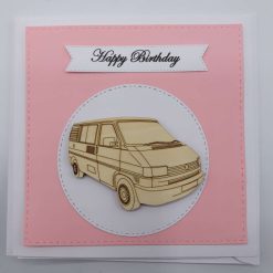 Handmade T4 Camper Birthday Card 21 Handmade T4 Camper Birthday Card 21