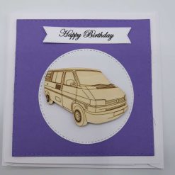 Handmade T4 Camper Birthday Card 19 Handmade T4 Camper Birthday Card 19
