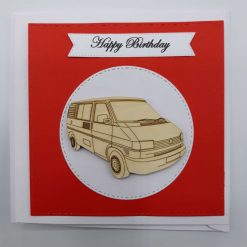 Handmade T4 Camper Birthday Card 9 Handmade T4 Camper Birthday Card 9