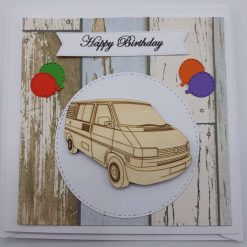 Handmade T4 Camper Birthday Card 18 Handmade T4 Camper Birthday Card 18