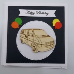 Handmade T4 Camper Birthday Card 22 Handmade T4 Camper Birthday Card 22