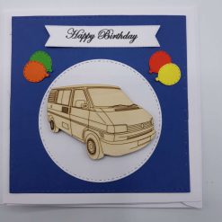 Handmade T4 Camper Birthday Card 29 Handmade T4 Camper Birthday Card 29