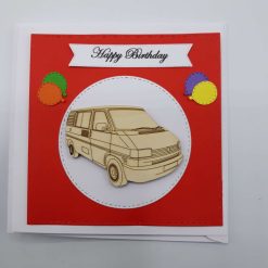 Handmade T4 Camper Birthday Card 12 Handmade T4 Camper Birthday Card 12