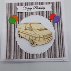 Handmade  T4 Panel Van Birthday Card