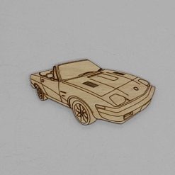 Triumph TR7 Handmade Wooden Magnet
