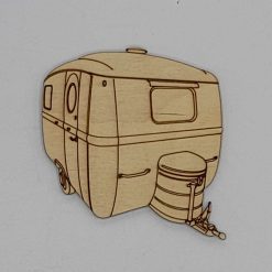 Westfalia Caravan Handmade Wooden Magnet