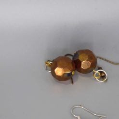 rainbow stripe Beaded Earrings length 2.2cm width 8mm