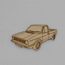 Caddy Pickup Handmade Wooden Magnet