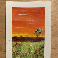 ACEO card. Original acrylic (Copy)