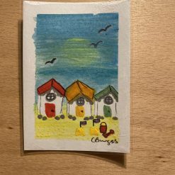 ACEO card. Original acrylic