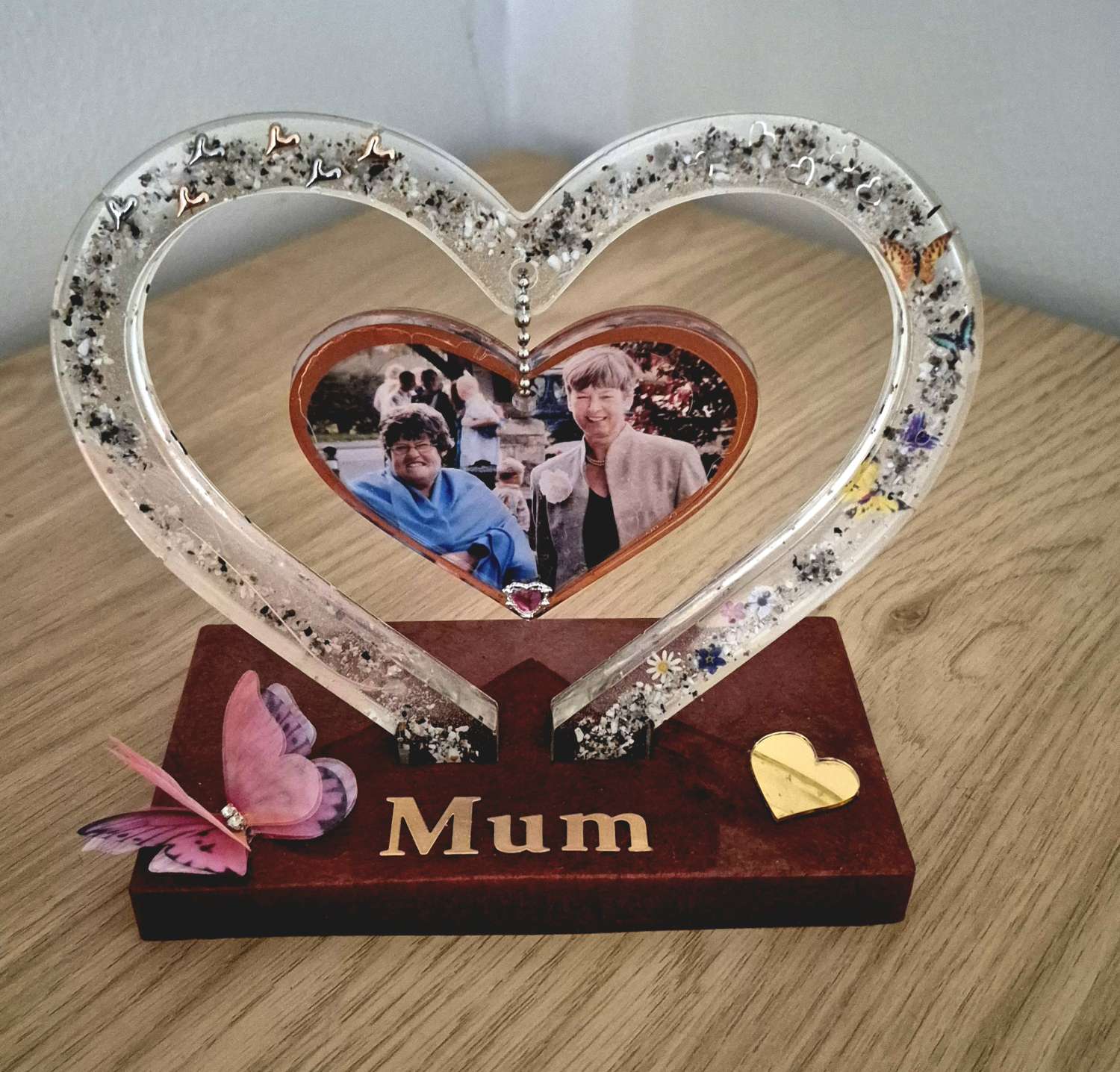 Personalised Memorial Cremation/Ashes Photo frame. Ornaments/keepsake. Personalised Memorial Cremation/Ashes Photo frame. Ornaments/keepsake.