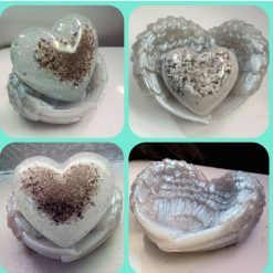 Cremation/Ashes memorial heart keepsake 2 Cremation/Ashes memorial heart keepsake 2