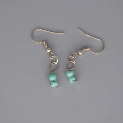 rainbow stripe Beaded Earrings length 2.2cm width 8mm