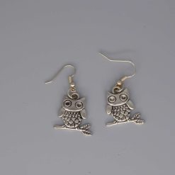 owl earrings length 23mm width 22mm