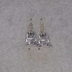 owl earrings length 23mm width 22mm 2 owl earrings length 23mm width 22mm 2