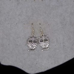 owl earrings length 35mm width 23mm 2