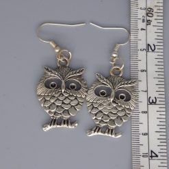 owl earrings length 35mm width 23mm 1