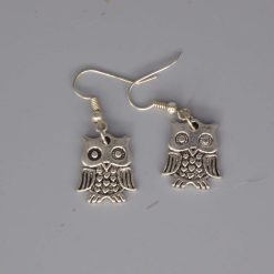 owl earrings length 20mm width 15mm
