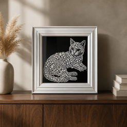 Beautiful pearl painting cat#2