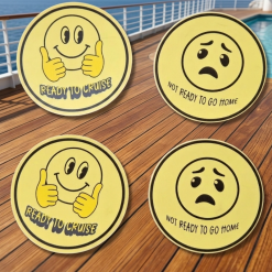 Cruise luggage stickers