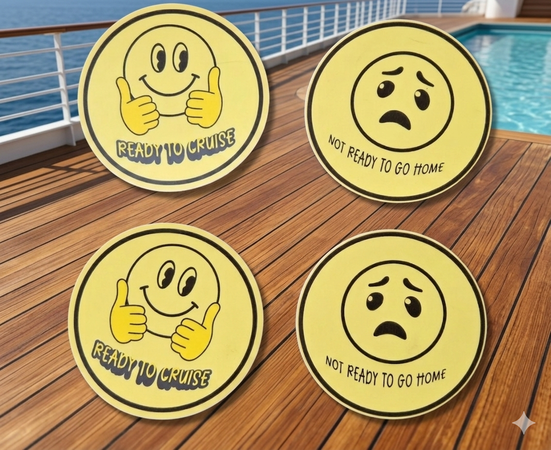 Cruise luggage stickers Cruise luggage stickers