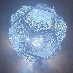 Intricate Lace Cut Geometric lantern