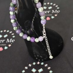 Amethyst and Jasper bracelet 1 Amethyst and Jasper bracelet 1