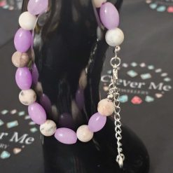 Pink Jasper and Amethyst bracelet 1 Pink Jasper and Amethyst bracelet 1