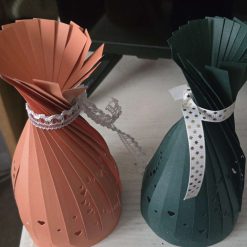 Hand-pleated paper lanterns