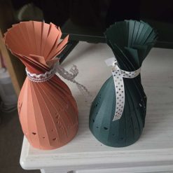 Hand-pleated paper lanterns 1 Hand-pleated paper lanterns 1