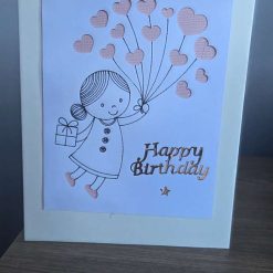 Birthday card for girl