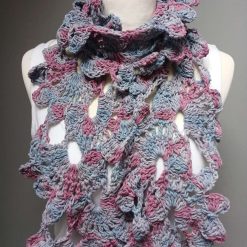 Handmade Crochet Angora-style Shrug Size 10,12,14
