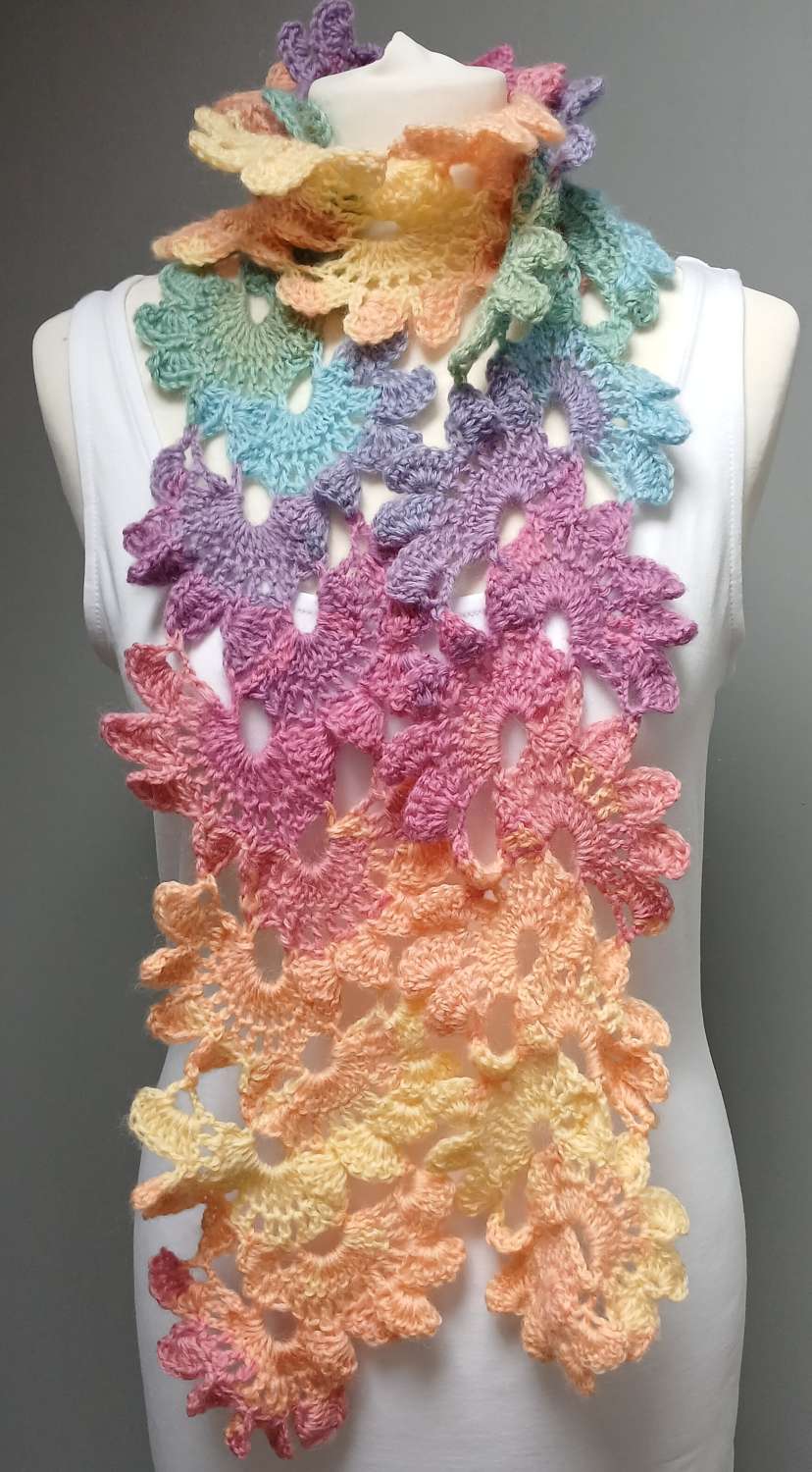 Handmade Crochet Angora-style Shrug Size 10,12,14 Handmade Crochet Angora-style Shrug Size 10,12,14