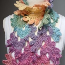 Handmade Crochet Angora-style Shrug Size 10,12,14
