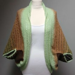 Handmade Crochet Angora-style Shrug Size 10,12,14