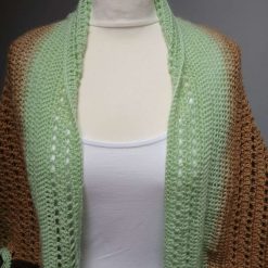 Handmade Crochet Angora-style Shrug Size 10,12,14 3