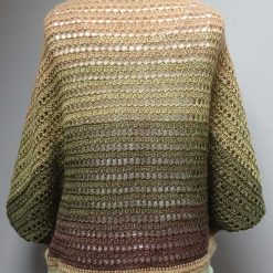 Handmade Crochet Angora-style Shrug Size 10,12,14 2